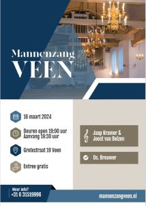 2e mannenzang in Veen met Jaap Kramer en Joost van Belzen