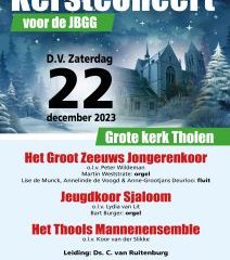 Jeugdkoor Sjaloom geeft kerstconcert in de Grote kerk te Tholen