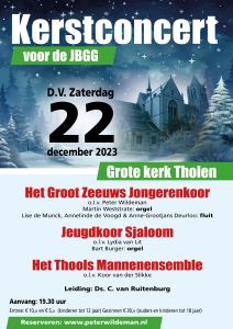 Jeugdkoor Sjaloom geeft kerstconcert in de Grote kerk te Tholen