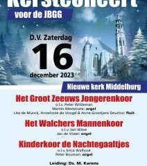 Kerstconcert met het Walchers Mannenkoor in Middelburg