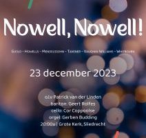 Nowell, nowell kerstconcert in de Grote kerk te Sliedrecht met Canticum Amicorum