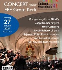 Concert voor Stichting Kinderen van de voedselbank in de Grote kerk van Epe