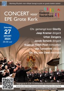 Concert voor Stichting Kinderen van de voedselbank in de Grote kerk van Epe