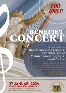 God zorgt benefietconcert in de Oude kerk te Zwijndrecht