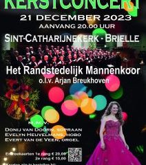 Het Randstedelijk Mannenkoor geeft kerstconcert in Brielle