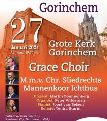 Koorconcert voor Caritate in de Grote kerk van Gorinchem