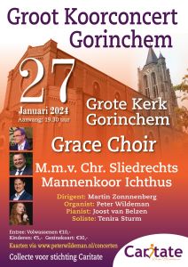 Koorconcert voor Caritate in de Grote kerk van Gorinchem