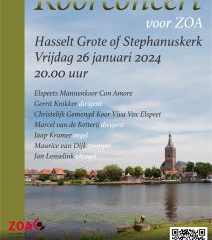 Koorconcert voor ZOA in de Stephanuskerk te Hasselt