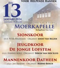 Koorzangavond voor Helpende handen in Moerkapelle