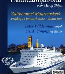 Mercy Ships psalmzangavond in Sint Maartenskerk te Zaltbommel