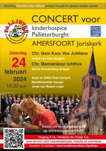 Concert voor kinderhospice Pallieterburght in de Sint Joriskerk te Amersfoort