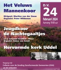 Presentatieconcert met het Veluws Mannenkoor in Uddel