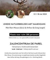 Unieke natuurbeelden met samenzang in Hardinxveld-Giessendam