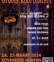 Groots koorconcert voor Red een kind in de Bovenkerk Kampen