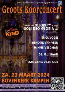 Groots koorconcert voor Red een kind in de Bovenkerk Kampen