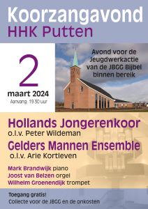 HHK in Putten een concert voor jeugdwerkactie JBGG