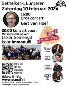 Orgelconcert Gert van Hoef in de Bethelkerk te Lunteren