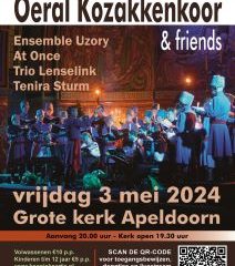 Oeral Kozakkenkoor concert in de Grote kerk te Apeldoorn