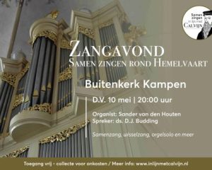 Samen zingen met hemelvaart in de Buitenkerk te Kampen