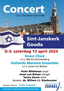 Sint-Janskerk te Gouda koorconcert Christenen voor Israël