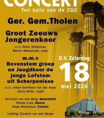 Zending Gereformeerde Gemeente geeft een concert in Tholen