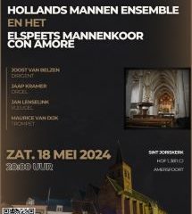 HME en het Elspeets Mannenkoor Con Amore in Amersfoort