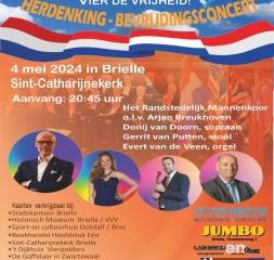 Herdenking Bevrijdingsconcert in Brielle