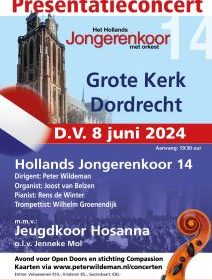 Presentatieconcert Hollands Jongerenkoor 14 in Dordrecht