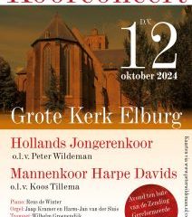 Refomuziek koorconcert te Elburg in de Grote kerk