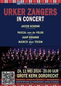 Urker Zangers in concert in de Grote kerk te Dordrecht