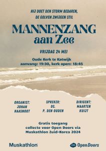 Mannenzang aan zee in de Oude kerk te Katwijk