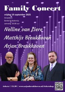 Familie Breukhoven in familie concert in Berkel en Rodenrijs