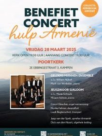 Benefietconcert voor hulp in Armenië in Kampen
