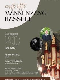 Mannenzang Hasselt met organist Arthur de Jong