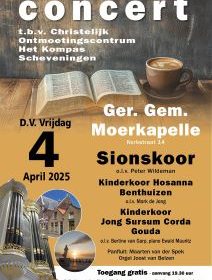 Sionskoor zingt in Moerkapelle voor Christelijk ontmoetingscentrum Het Kompas
