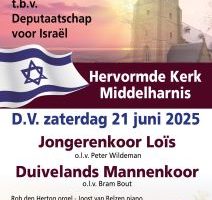 Hervormde kerk te Middelharnis koorconcert Deputaatschap Israel