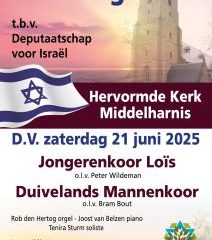 Hervormde kerk te Middelharnis koorconcert Deputaatschap Israel