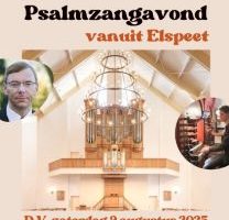 Hersteld Hervormde kerk te Elspeet psalmzangavond met Arthur de Jong