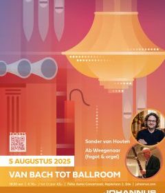Van Bach tot Ballroom bij Johannus orgels in de Feike Asma zaal
