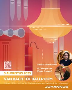 Van Bach tot Ballroom bij Johannus orgels in de Feike Asma zaal