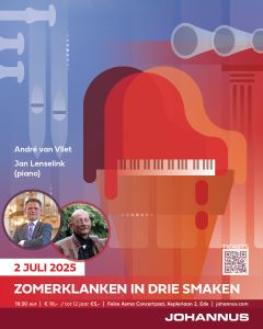 Zomerklanken in drie smaken bij Johannus orgels in Ede