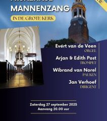 1e editie Nijkerkse Mannenzang in de Grote kerk