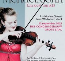 Ars Musica en Noa Wildschut in het Concertgebouw te Amsterdam