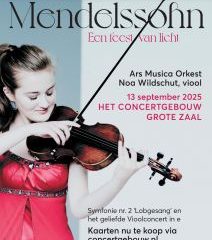 Ars Musica en Noa Wildschut in het Concertgebouw te Amsterdam