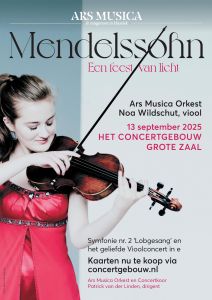 Ars Musica en Noa Wildschut in het Concertgebouw te Amsterdam