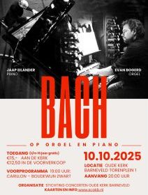Bach op orgel en piano in de Oude kerk te Barneveld