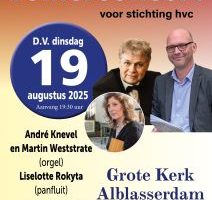 Instrumentaal zomerconcert in Alblasserdam voor Stichting HVC