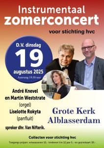 Instrumentaal zomerconcert in Alblasserdam voor Stichting HVC