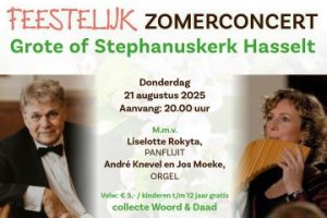 Feestelijk zomerconcert met André Knevel en Jos Moeke in Hasselt