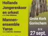 Hollands Jongerenkoor koorzangavond voor Mumba zending in Gorinchem